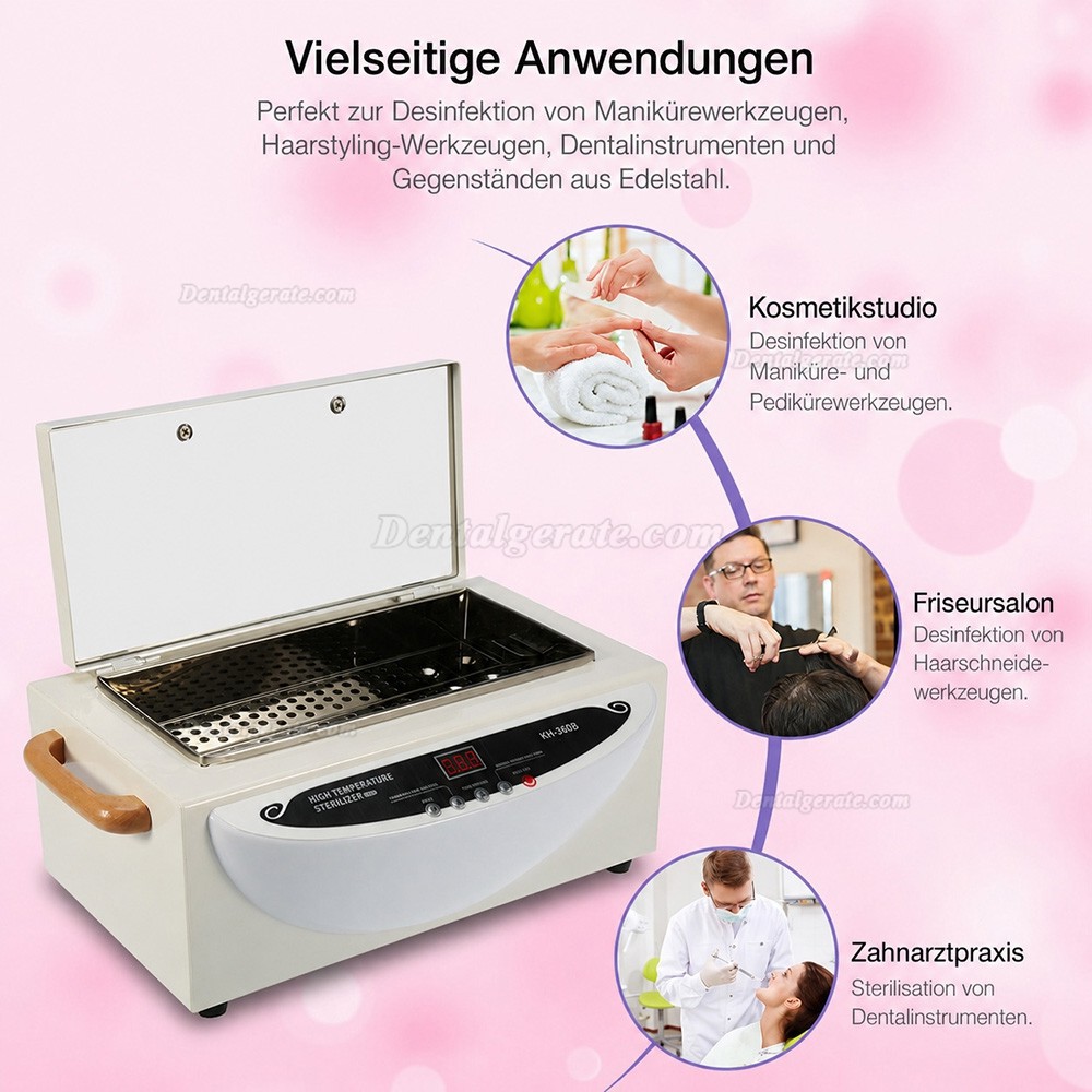 NOVA&reg; KH-360B Trockenhitze-Sterilisator Medizinische Tierarzt-T&auml;towierung mit digitaler Anzeigesteuerung f&uuml;r Zahhnheilku